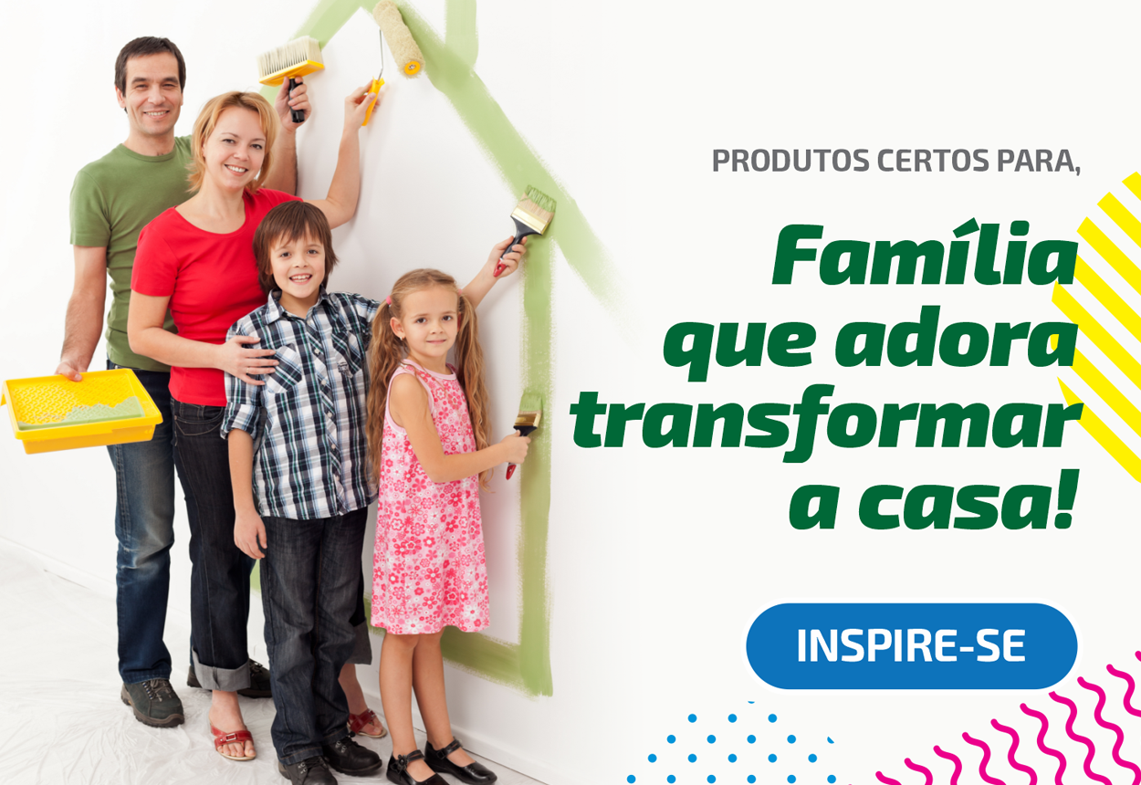 Tintas familia que adora reformar